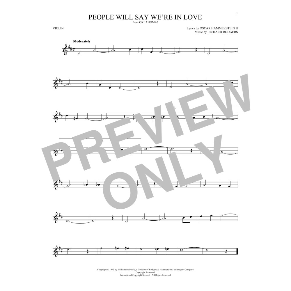People Will Say We're In Love (from Oklahoma!)
